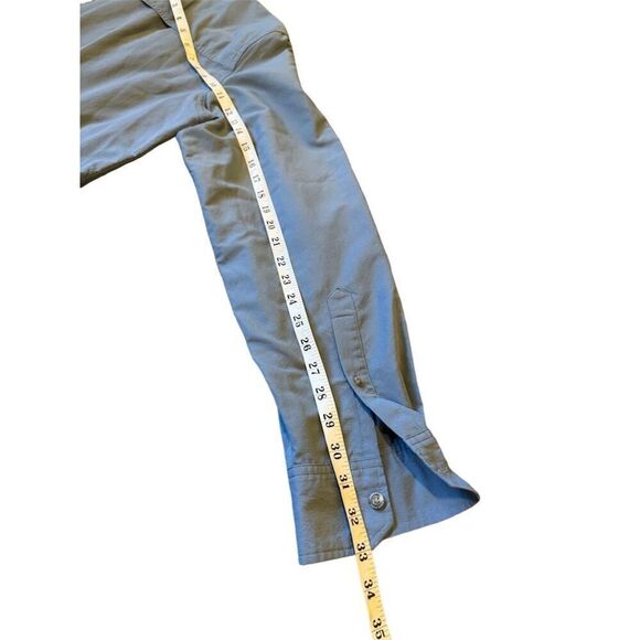 Eddie Bauer Men's Light Blue Long-Sleeve Button-Up Shirt Tall Large - Picture 7 of 11